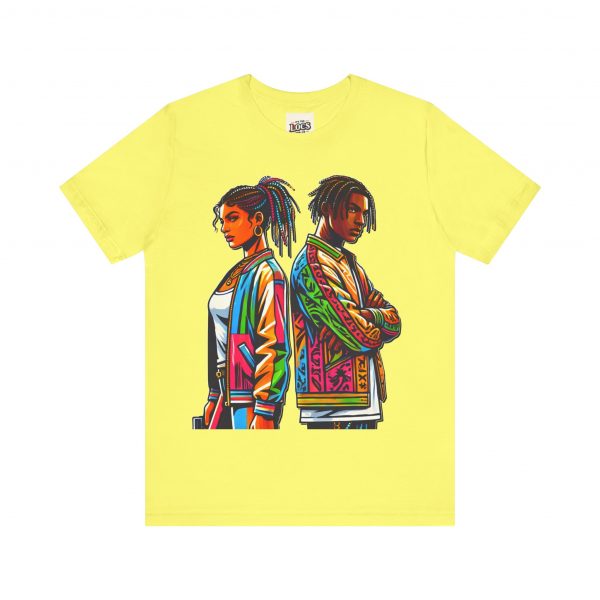 Vibrant Duo Locs T-Shirt – Bold and Beautiful - Image 61