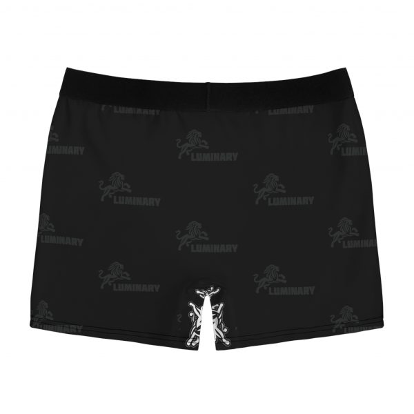 Men's Black Boxer Briefs with Luminary Logo - Comfortable, Breathable, and Stylish Underwear for Everyday Wear - Image 2