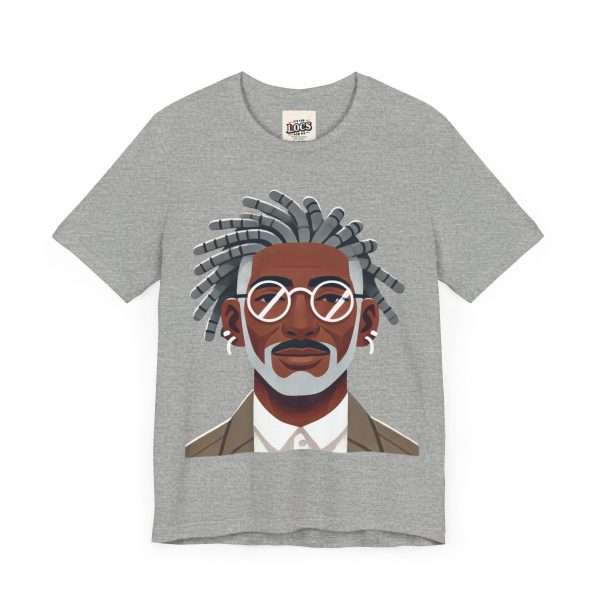 Stylish Elder with Locs T-Shirt - Image 11