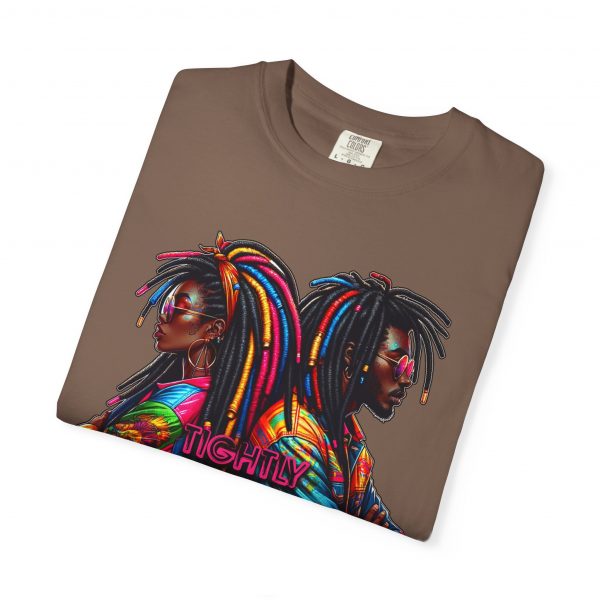 Embrace the Vibrance: Unisex 'Tightly Loc'd' Tee with Electrifying Afrocentric Design - Image 7