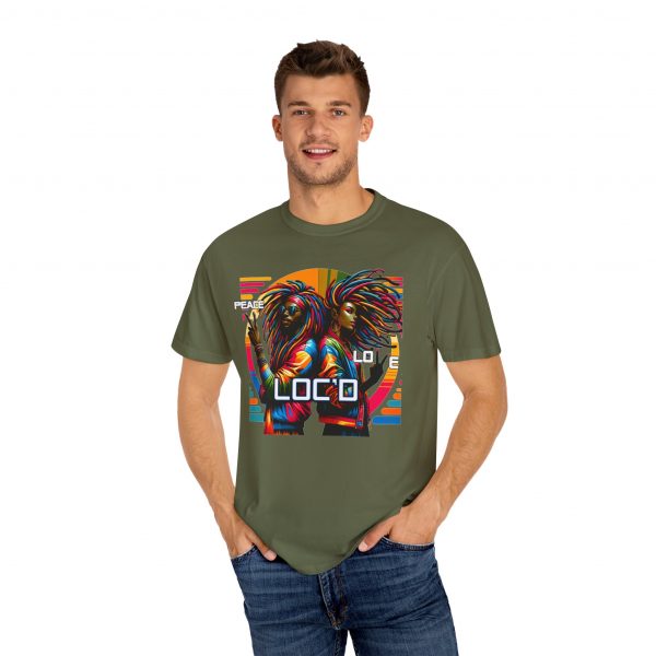 Peace Love Loc'd: Retro-Inspired Unisex Tee Celebrating Unity & Style - Image 48
