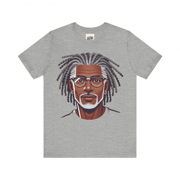 Stylish Elder with Locs T-Shirt - Image 9