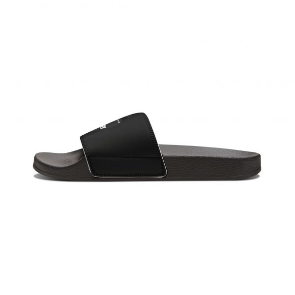 Luminary Black Slide Sandals with Lion Graphic - Stylish and Comfortable Footwear - Perfect for Casual Wear - Unisex Slides for Men and Women - Image 3
