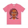 Empowering Woman with Locs White T-Shirt - Black Girl Art Tee, Afrocentric Fashion - Image 57