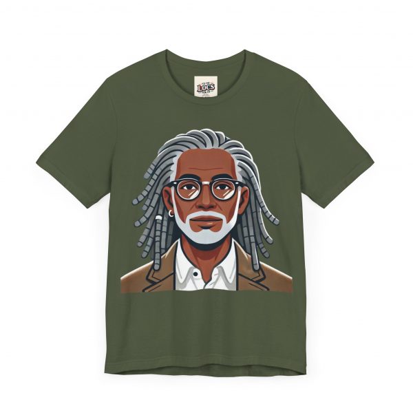 Stylish Elder with Locs T-Shirt - Image 67