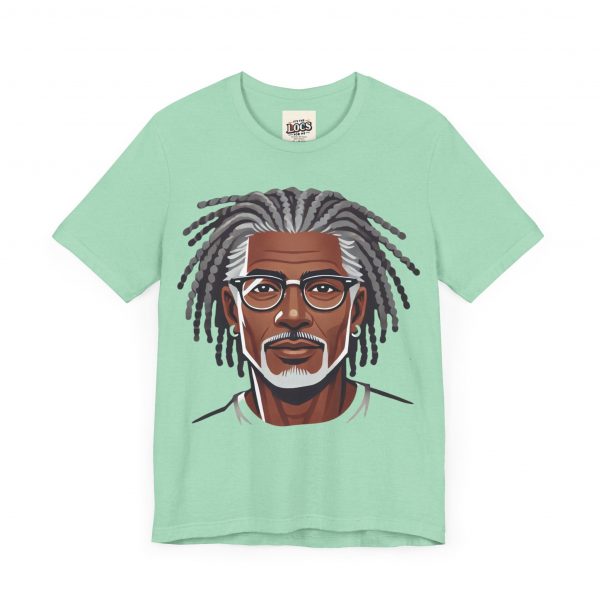 Stylish Elder with Locs T-Shirt - Image 27