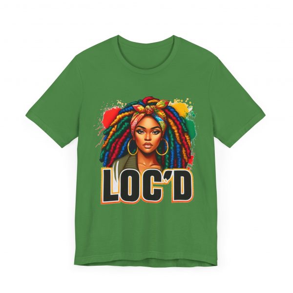 Colorful Loc'd girl splash T-Shirt - Image 3