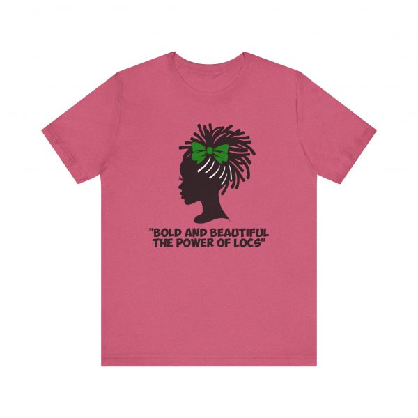 Bold and Beautiful Locs T-Shirt green - Image 13
