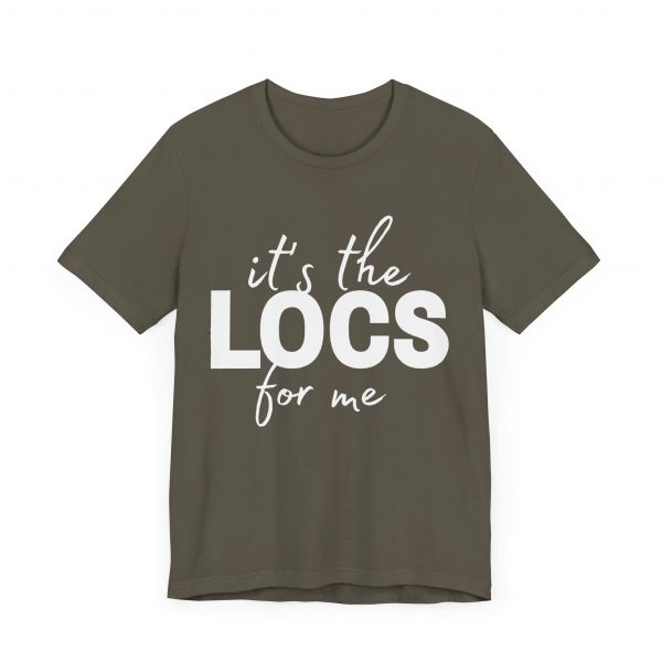 Stylish "It's the Locs for Me" T-Shirt - Empowering Loc Lovers - Image 3
