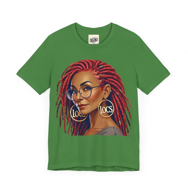 Empowering Woman with Locs White T-Shirt - Black Girl Art Tee, Afrocentric Fashion - Image 35