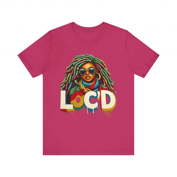 Colorful Loc'd girl T-Shirt - Image 29