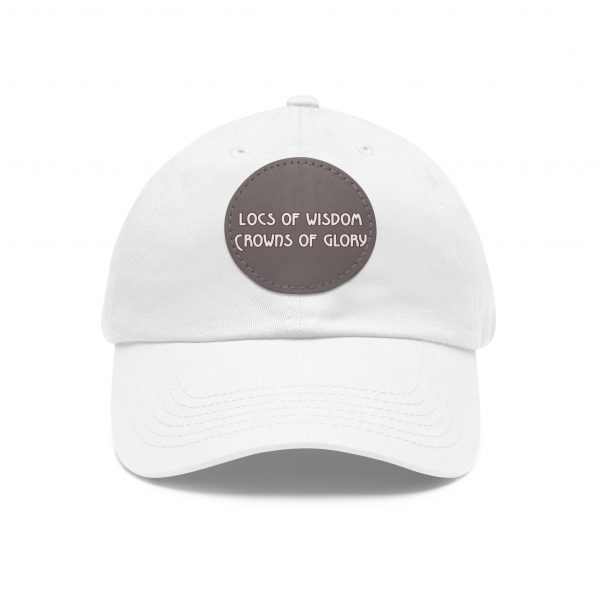 Pink Cap with Round Patch | Locs of Wisdom | Crowns of Glory | Inspirational Design - Image 5