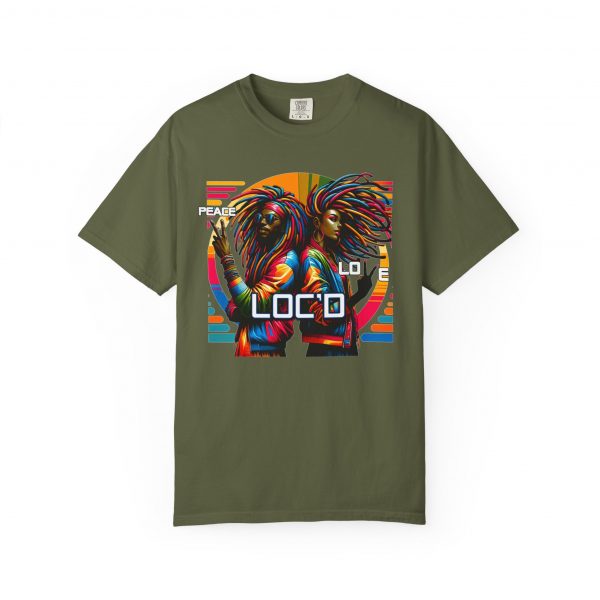 Peace Love Loc'd: Retro-Inspired Unisex Tee Celebrating Unity & Style - Image 45
