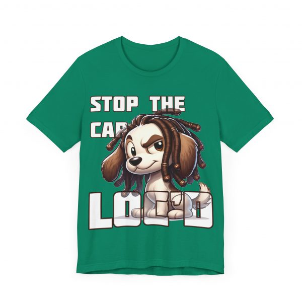 Stop the Cap Dreadlock Dog Graphic Tee - Unisex Humor and Style - Image 27