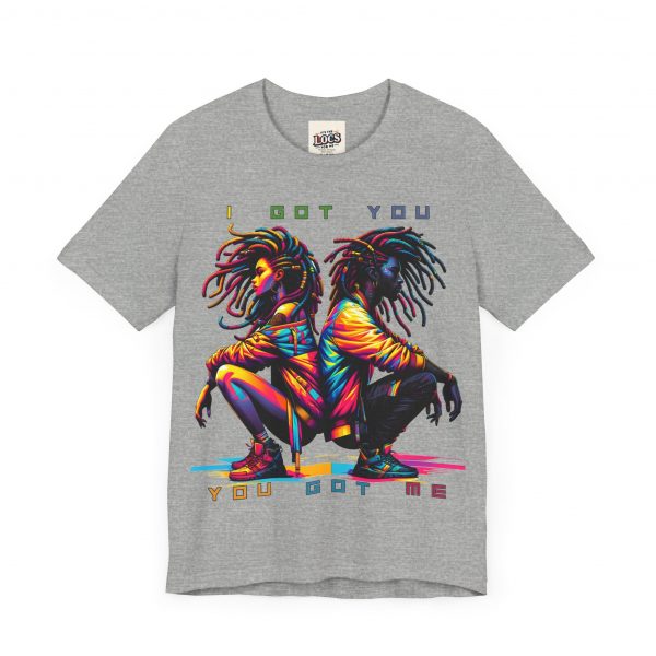 Vibrant Unity Locs T-Shirt – "I Got You, You Got Me" - Image 7