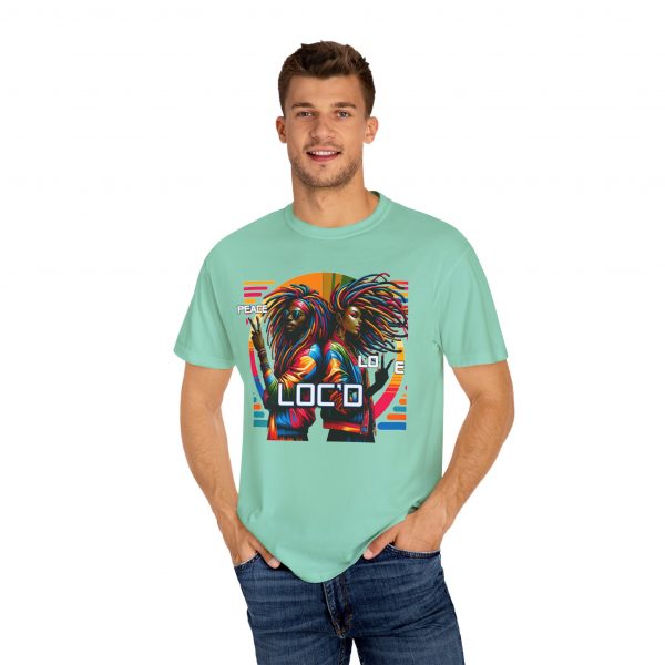 Peace Love Loc'd: Retro-Inspired Unisex Tee Celebrating Unity & Style - Image 20