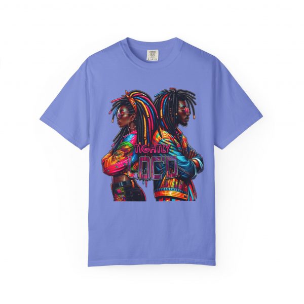 Embrace the Vibrance: Unisex 'Tightly Loc'd' Tee with Electrifying Afrocentric Design - Image 9