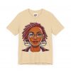 Empowering Woman with Locs White T-Shirt - Black Girl Art Tee, Afrocentric Fashion - Image 19