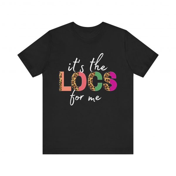 Copy of Stylish "It's the LOCS for Me" T-Shirt with Colorful Leopard Print and Hair Length Levels on Back - Image 29