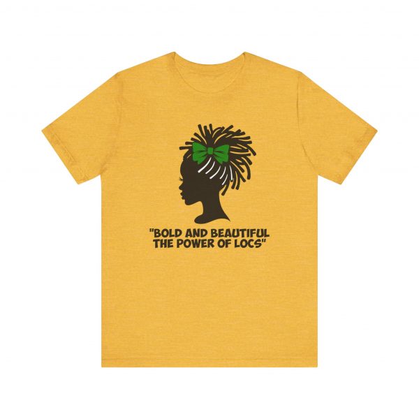 Bold and Beautiful Locs T-Shirt green - Image 17