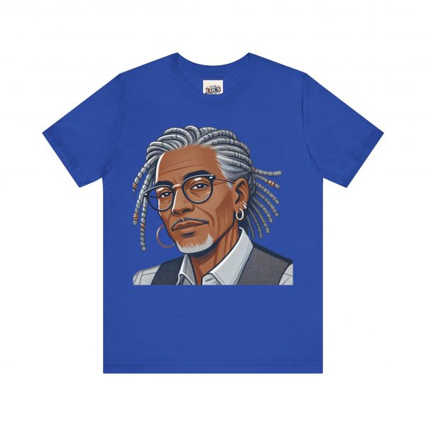 Stylish Elder with Locs T-Shirt - Image 53
