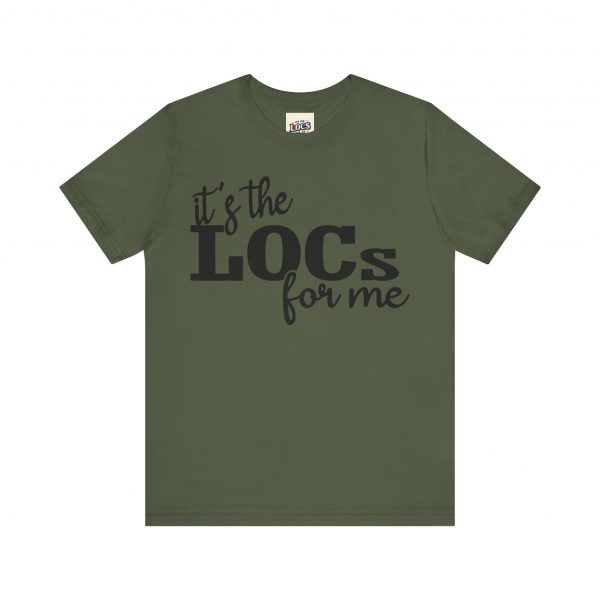 It's the Locs for Me T-Shirt - Multiple Colors Available black print - Image 61