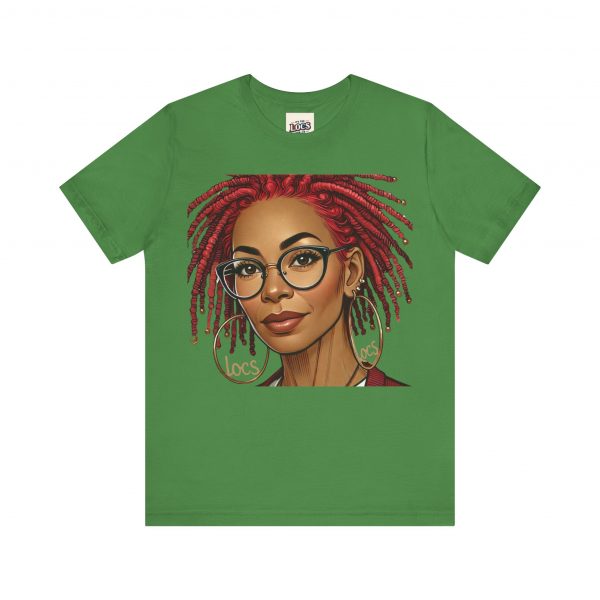 Empowering Woman with Locs White T-Shirt - Black Girl Art Tee, Afrocentric Fashion - Image 29