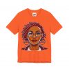 Empowering Woman with Locs White T-Shirt - Black Girl Art Tee, Afrocentric Fashion - Image 7