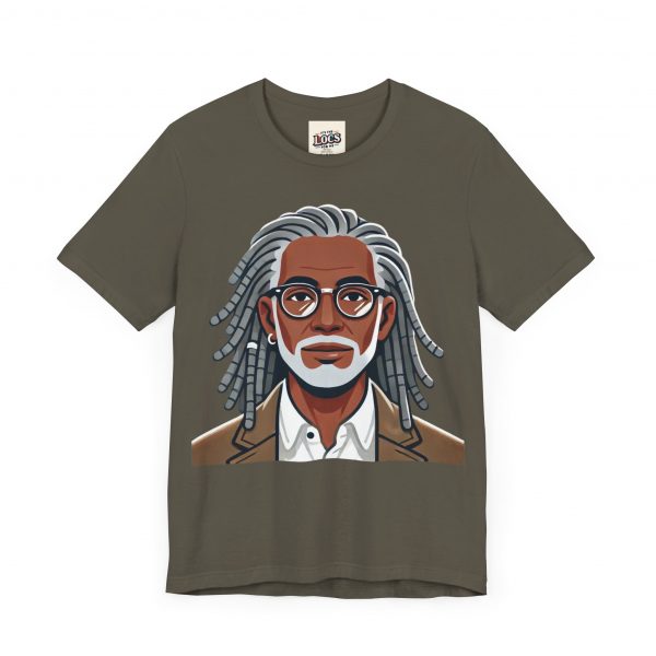 Stylish Elder with Locs T-Shirt - Image 7