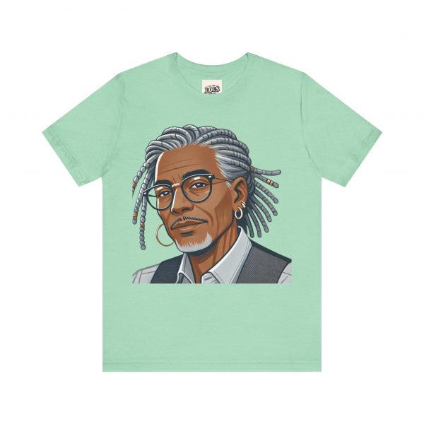 Stylish Elder with Locs T-Shirt - Image 25