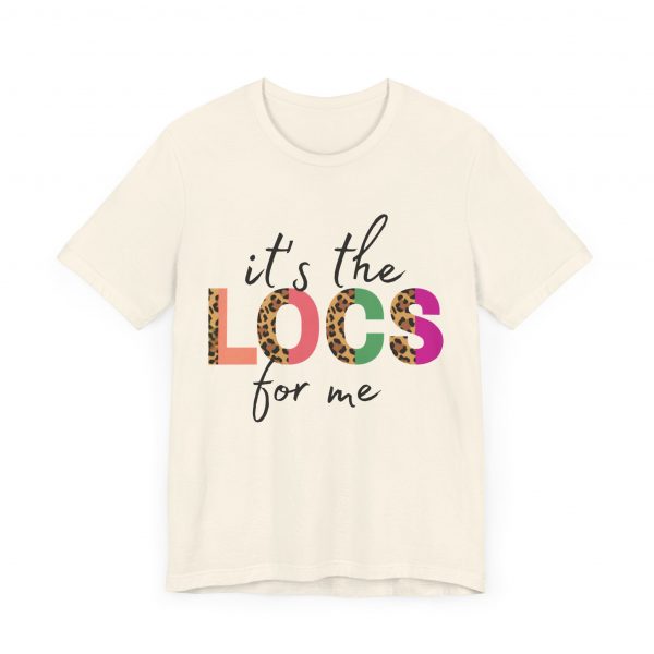 Copy of Stylish "It's the LOCS for Me" T-Shirt with Colorful Leopard Print and Hair Length Levels on Back - Image 19