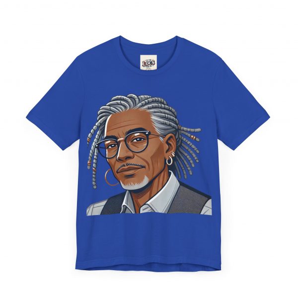 Stylish Elder with Locs T-Shirt - Image 55