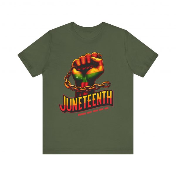 Juneteenth Celebration T-Shirt - Bold Graphic Tee - Breaking Every Chain Since 1865 - Comfortable and Stylish Unisex Shirt - Image 37