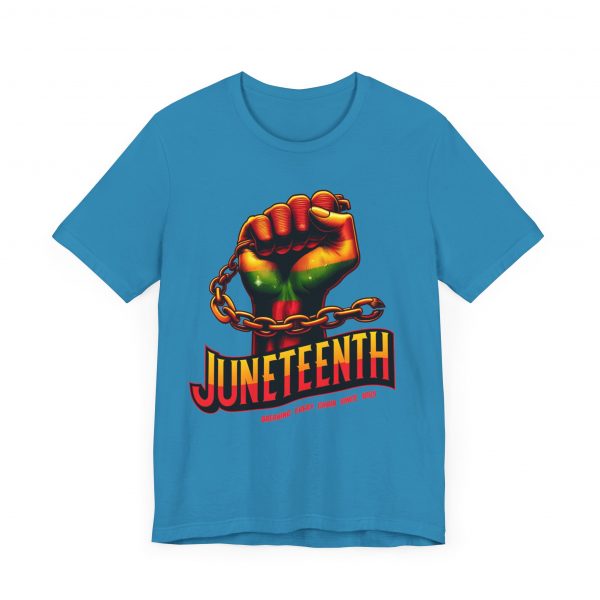 Juneteenth Celebration T-Shirt - Bold Graphic Tee - Breaking Every Chain Since 1865 - Comfortable and Stylish Unisex Shirt - Image 47