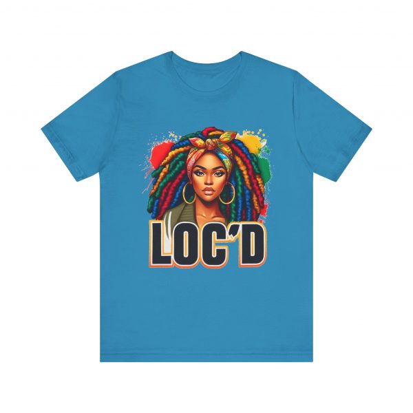 Colorful Loc'd girl splash T-Shirt - Image 53