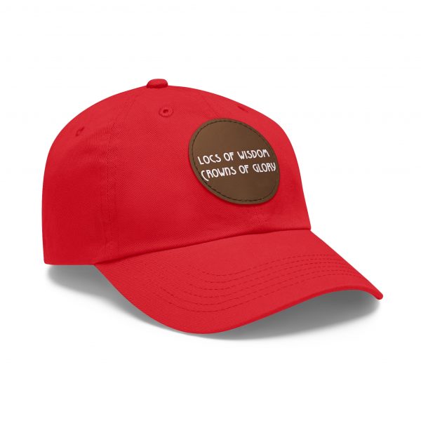 Pink Cap with Round Patch | Locs of Wisdom | Crowns of Glory | Inspirational Design - Image 26