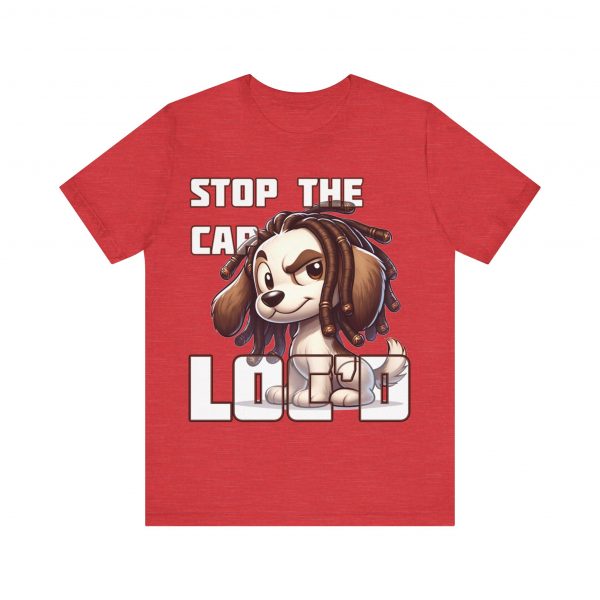 Stop the Cap Dreadlock Dog Graphic Tee - Unisex Humor and Style - Image 21