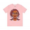 Empowering Woman with Locs White T-Shirt - Black Girl Art Tee, Afrocentric Fashion - Image 65