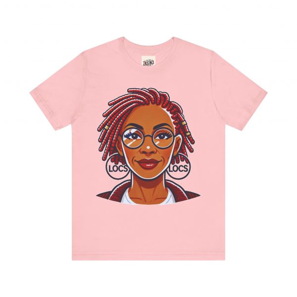 Empowering Woman with Locs White T-Shirt - Black Girl Art Tee, Afrocentric Fashion - Image 65
