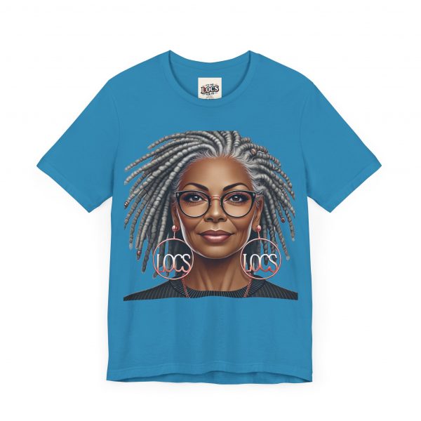 Empowering Woman with Locs T-Shirt - Black Girl Art Tee, Afrocentric Fashion - Image 3