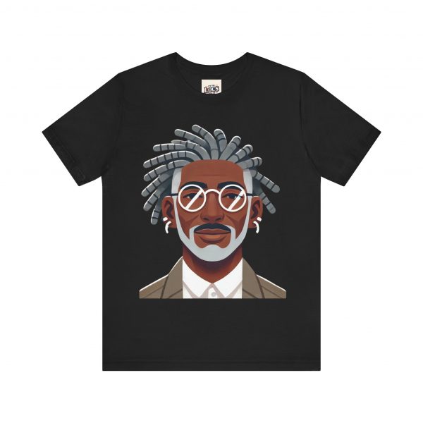 Stylish Elder with Locs T-Shirt - Image 17