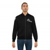 Luminary Black Bomber Jacket with Lion Graphic - Stylish and Durable Outerwear - Comfortable and Versatile - Perfect for Casual and Streetwear Looks - Image 3