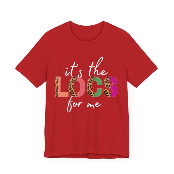 Copy of Stylish "It's the LOCS for Me" T-Shirt with Colorful Leopard Print and Hair Length Levels on Back - Image 27