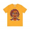 Empowering Woman with Locs White T-Shirt - Black Girl Art Tee, Afrocentric Fashion - Image 21
