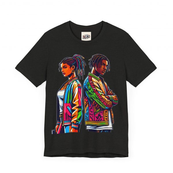 Vibrant Duo Locs T-Shirt – Bold and Beautiful - Image 67