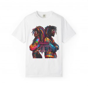 Embrace the Vibrance: Unisex 'Tightly Loc'd' Tee with Electrifying Afrocentric Design
