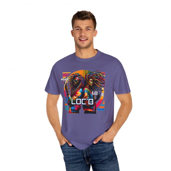 Peace Love Loc'd: Retro-Inspired Unisex Tee Celebrating Unity & Style - Image 44