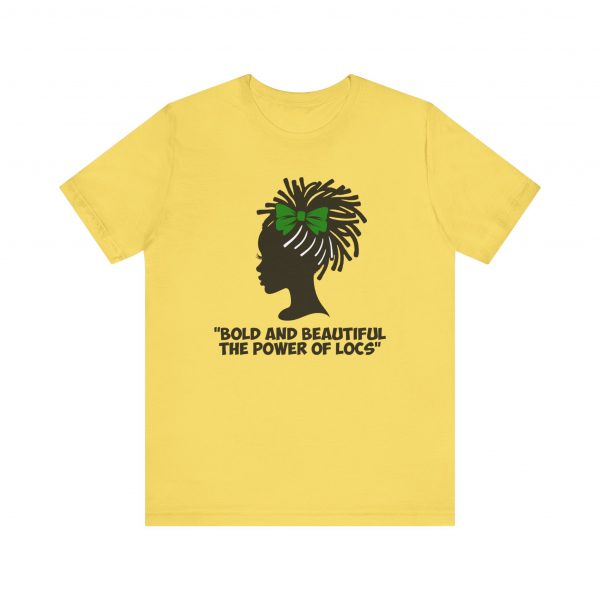 Bold and Beautiful Locs T-Shirt green - Image 25