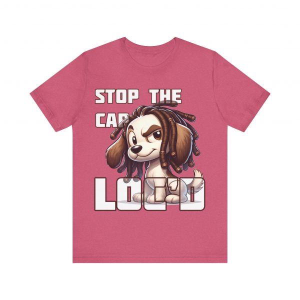 Stop the Cap Dreadlock Dog Graphic Tee - Unisex Humor and Style - Image 17