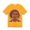 Empowering Woman with Locs White T-Shirt - Black Girl Art Tee, Afrocentric Fashion - Image 23